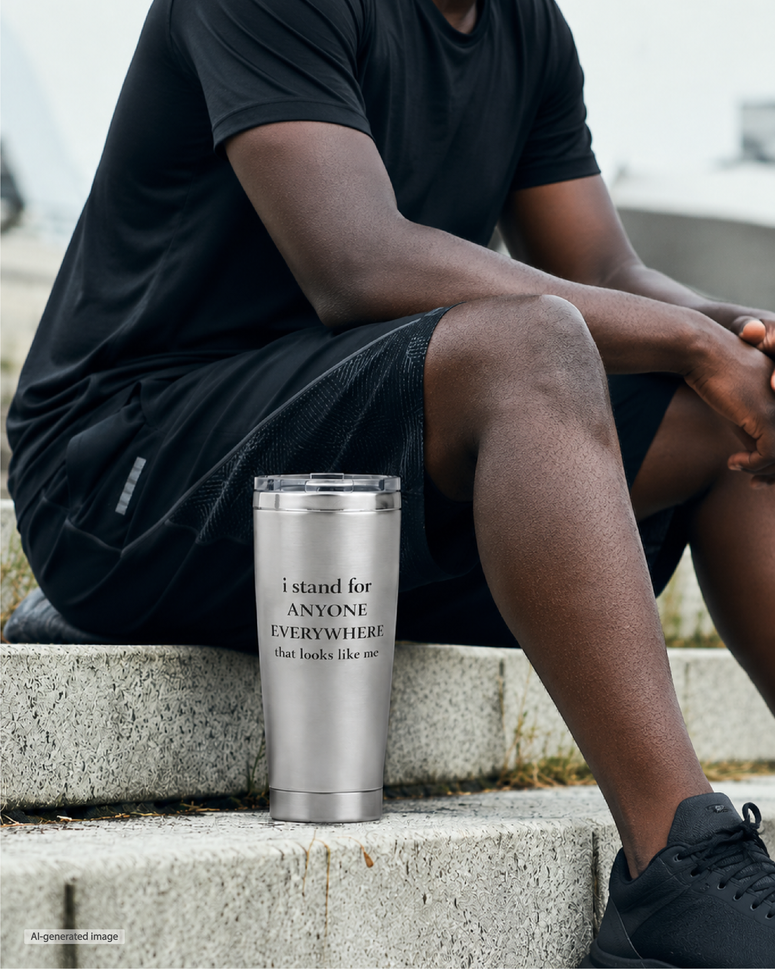 I Stand for Anyone Everywhere - 20 oz Tumbler
