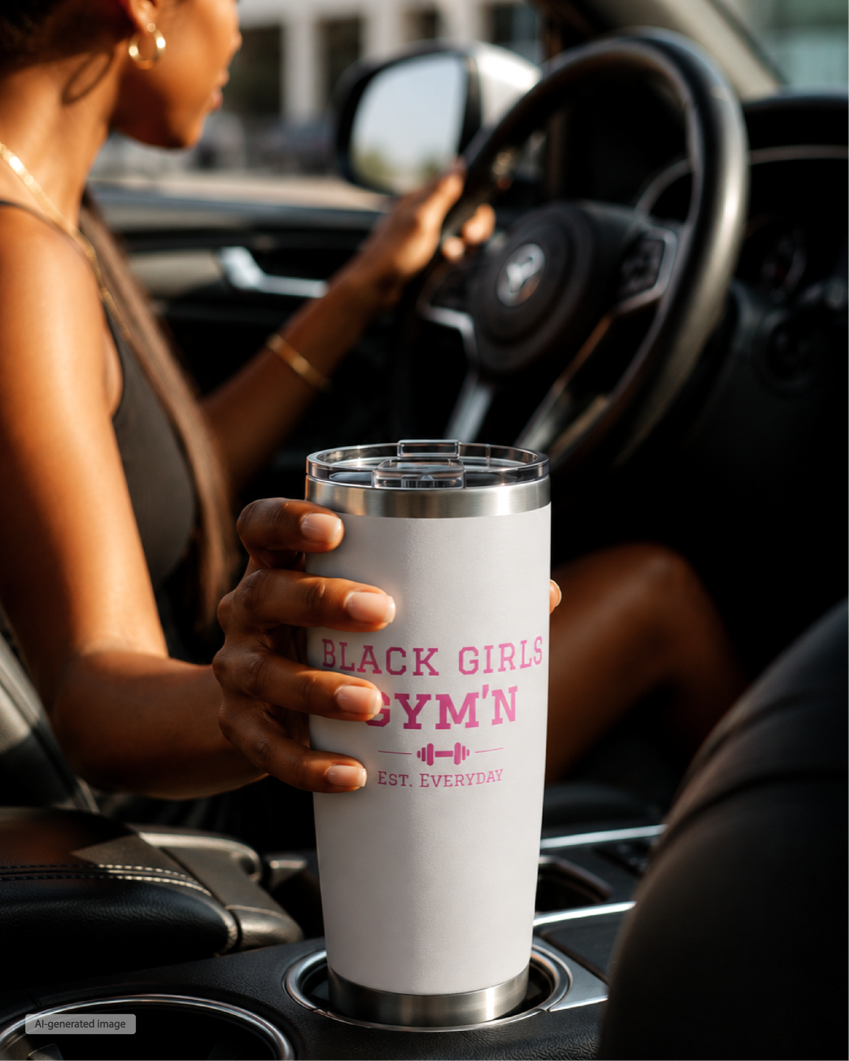 Black Girls Gym’n - 20 oz Tumbler