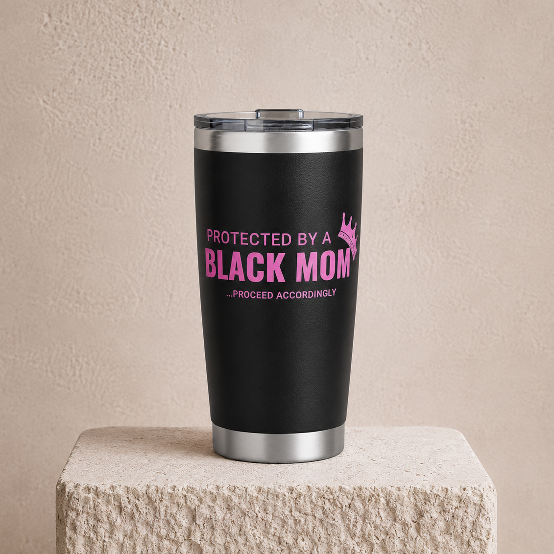 Protected by a Black Dad - 20 oz Tumbler