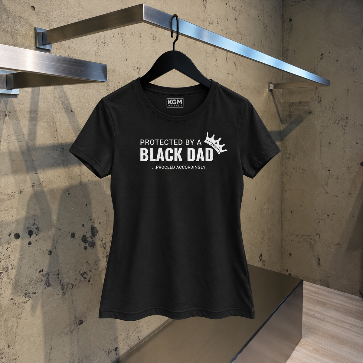Protected by a Black Dad Women's T Shirt