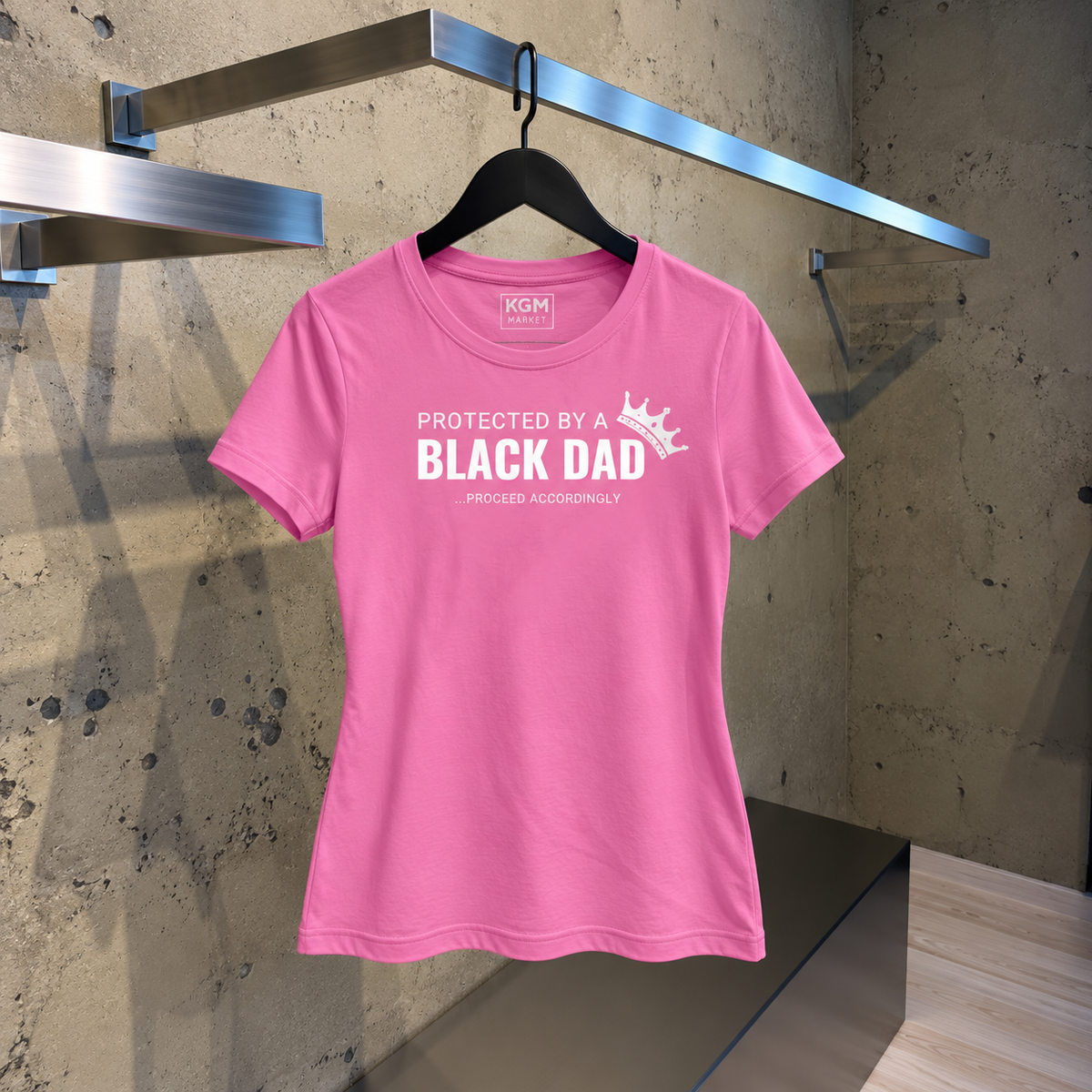 Protected by a Black Dad Women's T Shirt