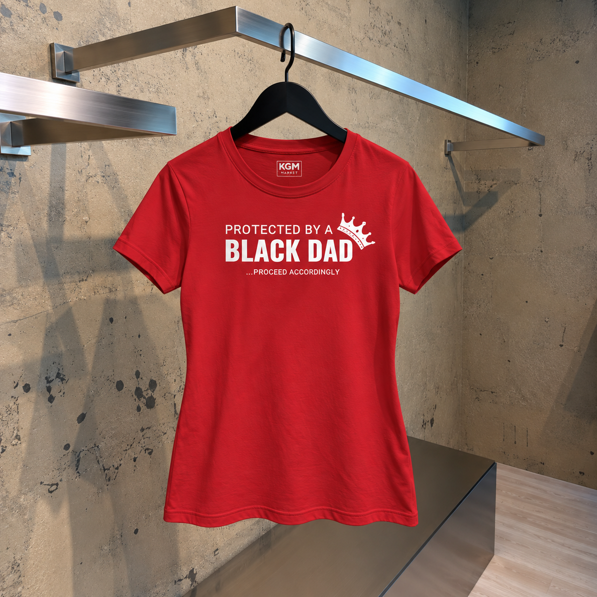 Protected by a Black Dad Women's T Shirt