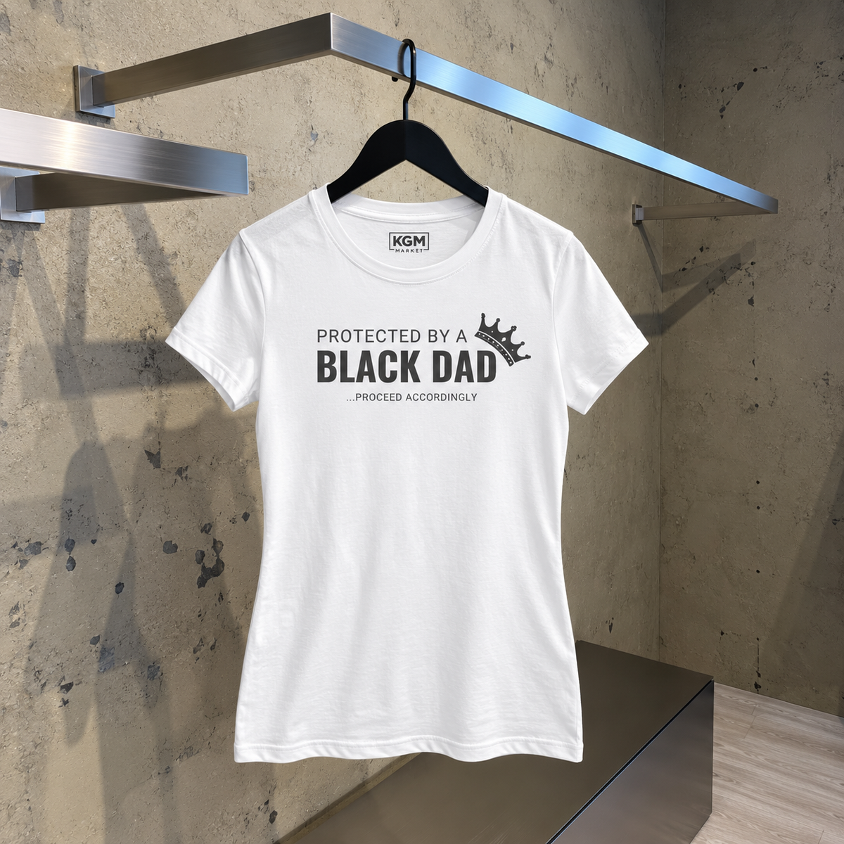 Protected by a Black Dad Women's T Shirt